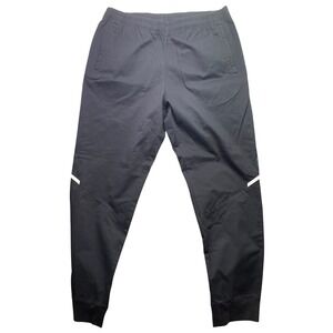 Anta Joggers Mens 4XL Black Reflective Athleisure Athletic Pull On Drawstring